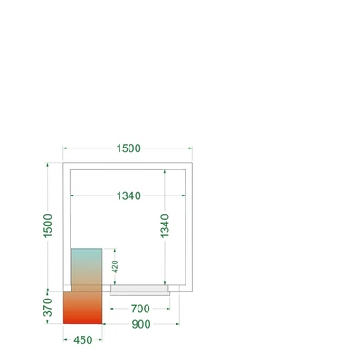 Tefcold Hűtőkamra – 3.66 m³