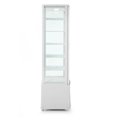 Bemutató vitrin 270L, Arktic, fehér, Fehér