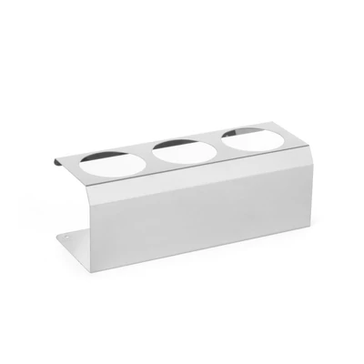 Adagoló flakon állvány, 3 lyuk ż70 mm, 274x102x(H)98mm