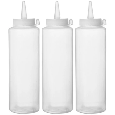 Adagoló flakon készlet - 3 db, 0,2L, Átlátszó, ż50x(H)185mm