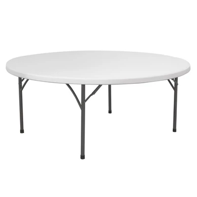 Büfé asztal kerek összehajtható 1520x740 mm