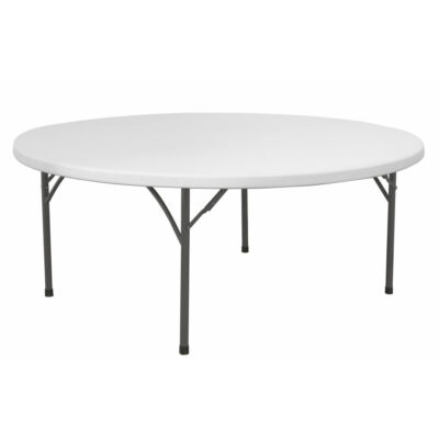 Büfé asztal kerek összehajtható 1500x740 mm