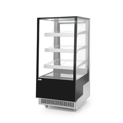 BEMUTATÓ VITRIN 3 DÖNTÖTT POLCCAL 500 LITER