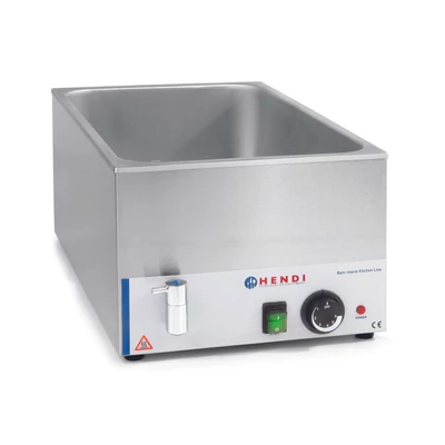 Bain-marie vízfürdős melegentartó Kitchen Termékcsalád leeresztő csappal