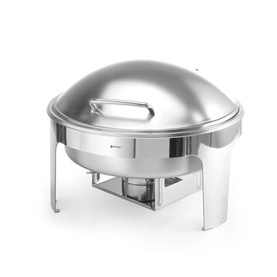 kerek Chafing edény szatén fényezéssel - 6 l465x420x320 mm