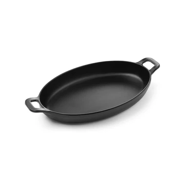 Miniatűr ovális serpenyő Little Chef - 263x140x37 mm