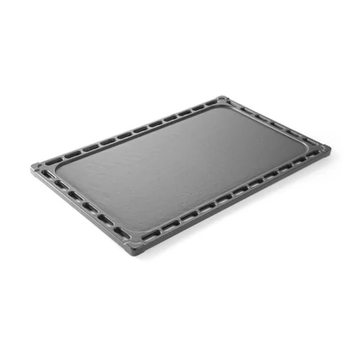 Öntöttvas grill tálca - GN 1/1 - 325x530 mm