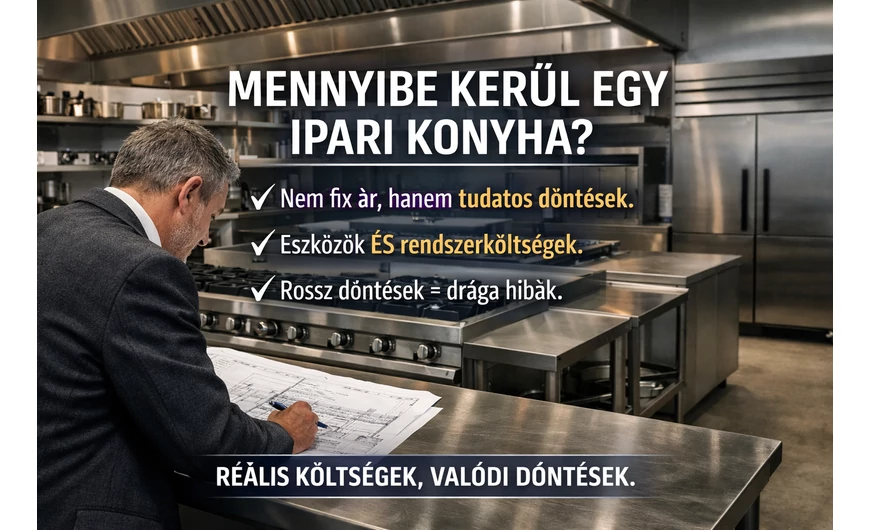 Mennyibe kerül egy ipari konyha valójában? – reális költségek, valódi döntések